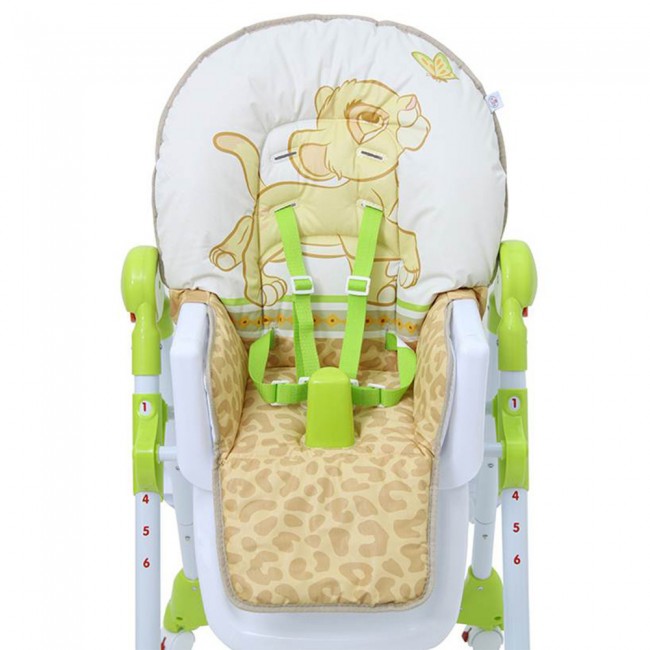 Стульчик для кормления Polini kids Disney baby 470 Король лев, зеленый
